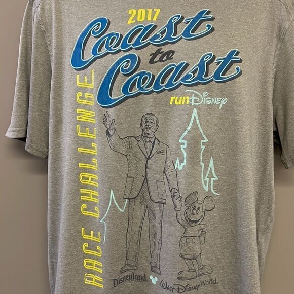 Champion Vapor Disney 2017 Coast 2 Coast Race Challenge Short Sleeve T-Shirt- XL - Picture 5 of 16
